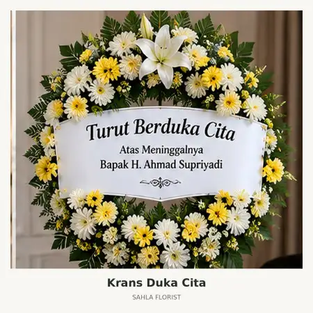 Krans Bunga Duka Darmo